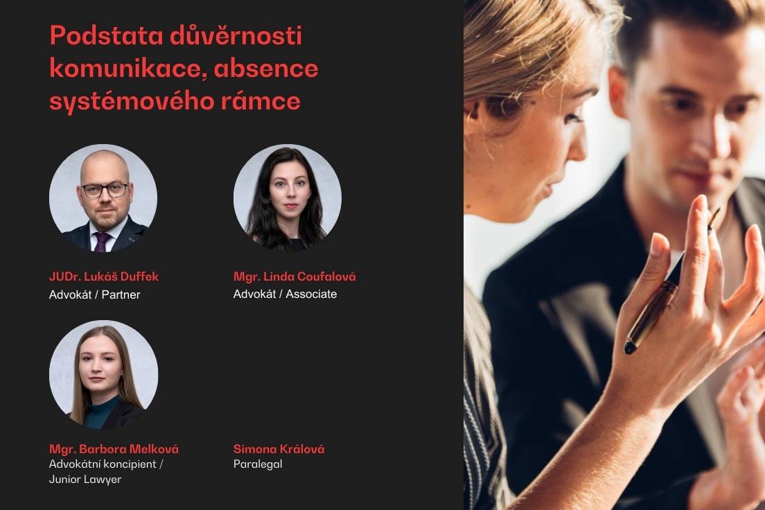 Ochrana důvěrnosti komunikace obviněn&eacute;ho s obh&aacute;jcem